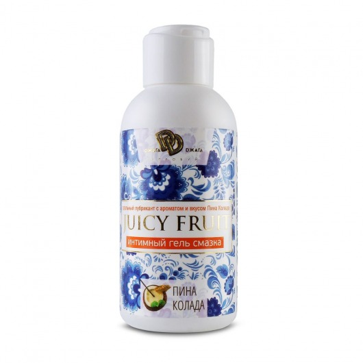 Интимный гель на водной основе JUICY FRUIT с ароматом пина колада - 100 мл. - БиоМед - купить с доставкой в Реутове