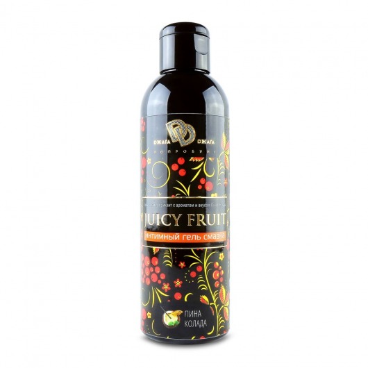 Интимный гель на водной основе JUICY FRUIT с ароматом пина колада - 200 мл. - БиоМед - купить с доставкой в Реутове
