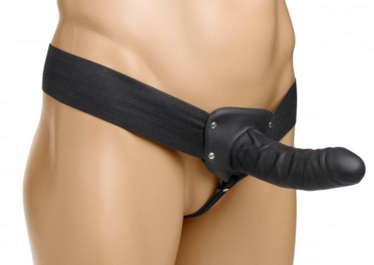 Полый страпон Erection Assist - 15,2 см. - XR Brands - купить с доставкой в Реутове