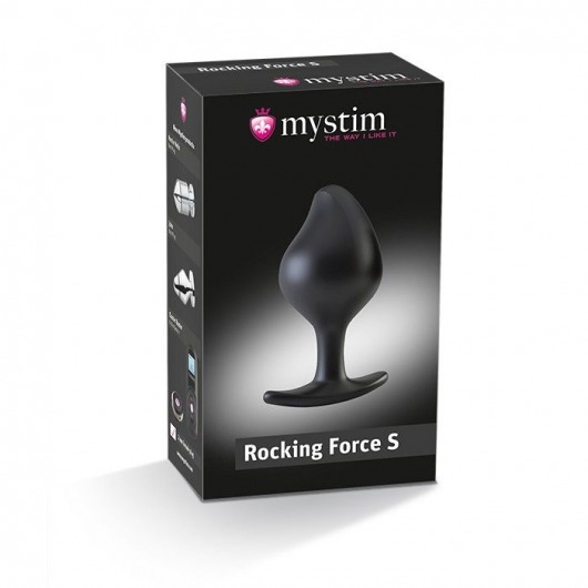 Анальная пробка Rocking Force S для электростимуляции - 9,5 см. - MyStim - купить с доставкой в Реутове
