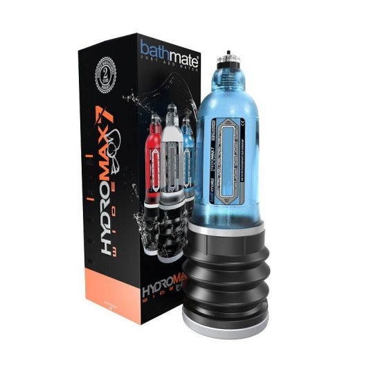 Синяя гидропомпа HydroMAX7 Wide Boy - Bathmate - в Реутове купить с доставкой