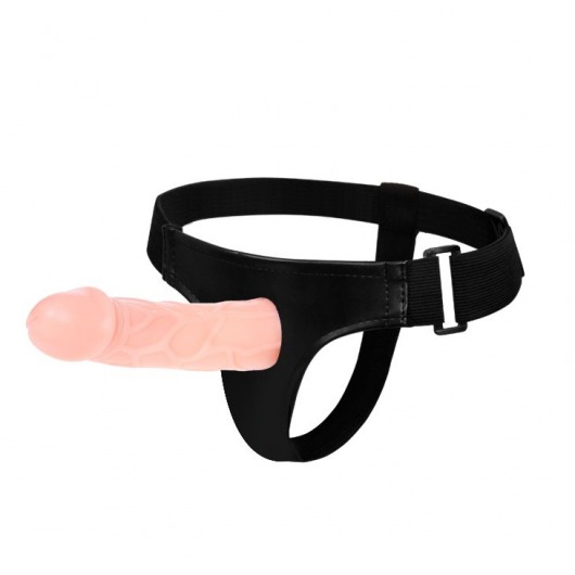 Телесный фаллоимитатор на трусиках Jessica Strap-On - 15,5 см. - Baile - купить с доставкой в Реутове