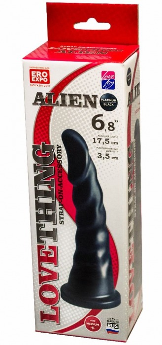 Насадка для трусиков харнесс Alien - 17,5 см. - LOVETOY (А-Полимер) - купить с доставкой в Реутове