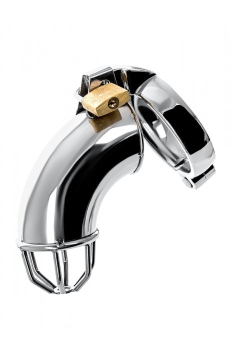 Серебристый мужской пояс верности TOYFA Metal - ToyFa - купить с доставкой в Реутове