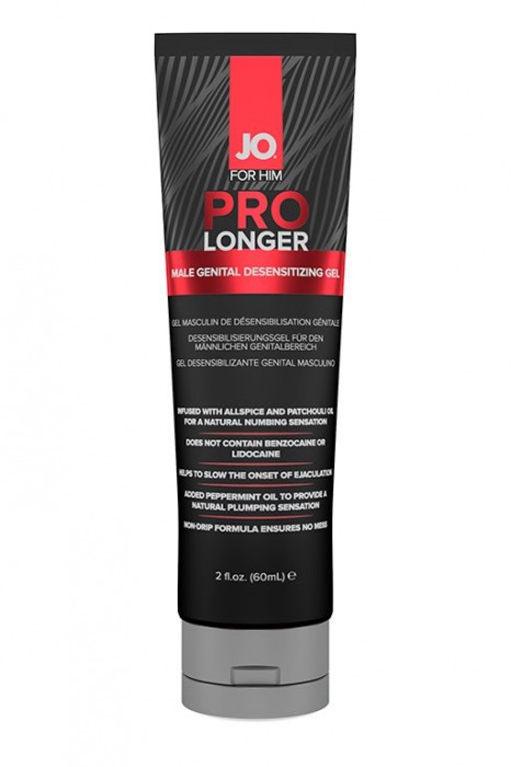 Гель-пролонгатор умеренного действия для мужчин JO Prolonger Gel – 60 мл. - System JO - купить с доставкой в Реутове