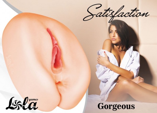 Мастурбатор с 2 тоннелями Satisfaction Gorgeous - Lola Games - в Реутове купить с доставкой