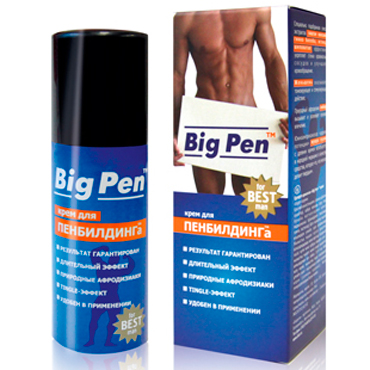 Крем Big Pen для увеличения полового члена - 50 гр. - Биоритм - в Реутове купить с доставкой