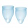 Набор голубых менструальных чаш Feel confident Menstrual Cup - Satisfyer - купить с доставкой в Реутове Набор голубых менструальных чаш Feel confident Menstrual Cup - Satisfyer - купить с доставкой в Реутове