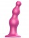 Розовая насадка Strap-On-Me Dildo Plug Beads size S - Strap-on-me - купить с доставкой в Реутове