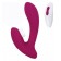 Бордовый вибратор для точки G с вакуум-волновой стимуляцией клитора Venus - HOT planet купить в Реутове с доставкой в Orgasmix.ru Бордовый вибратор для точки G с вакуум-волновой стимуляцией клитора Venus - HOT planet