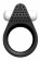 Чёрное эрекционное кольцо LIT-UP SILICONE STIMU RING 1 BLACK - Dream Toys - в Реутове купить с доставкой Чёрное эрекционное кольцо LIT-UP SILICONE STIMU RING 1 BLACK - Dream Toys - в Реутове купить с доставкой